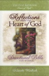 NKJV Reflections Devotional Bible For Women Bonded Leather Thomas Kinkade